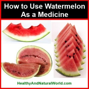 watermelon as a medicine