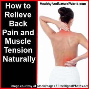 Relieve back pain and muscle tension naturally