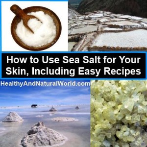 sea salt for your skin