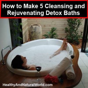 How to make detox bath