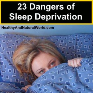 dangers of sleep deprivation