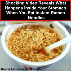 Shocking Video Reveals What Happens Inside Your Stomach When You Eat Instant Ramen Noodles