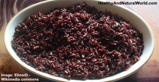 Health benefits of purple rice