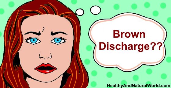 Brown Discharge or brown period