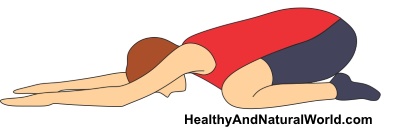 stretch for back and rib pain
